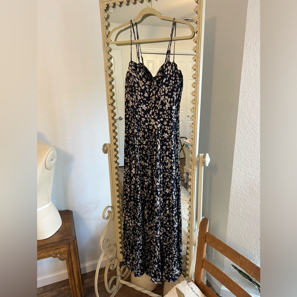 Free People Black Floral Maxi Dress
